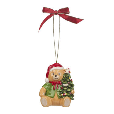 Christmas Tree Teddy Bear Ornament